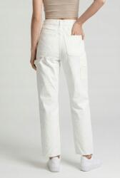 Prettylittlething fehér lyukacsos farmer nadrág AF01 Xxs