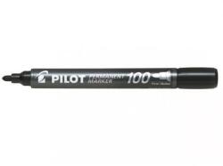Pilot permanens filctoll 100, kerek hegyű, fekete (SCA-100-B)