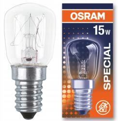 OSRAM Speciális Izzó T26 E14 15W 230V Osram Táblahűtőhöz (SPC.T26/57 CL 15)