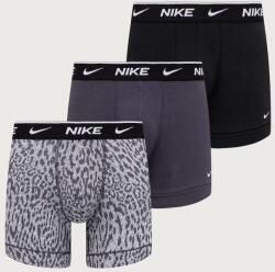 Nike férfi boxeralsó 3-as csomag - szürke M
