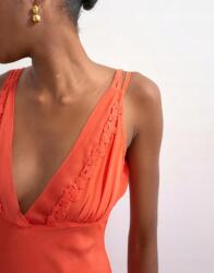 Topshop Narancssárga Maxi Ruha B23 Xs