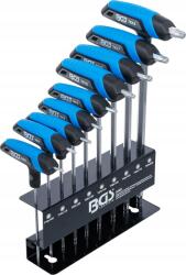 BGS technic Bgs T-kulcs készlet Torx T10-T50 9 db kétoldalas T-fogantyú rendszerező (8485)