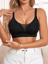 Shein Fekete Puha Melltartó S06 S