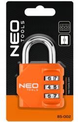 NEO TOOLS 66×43×22mm Neo kódzáras szekrény lakat (85-002)