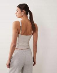Hollister krémszínű sima felső vastag vállpántokkal B23 L