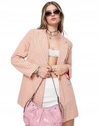 Heartbreak Női Oversize Kockás Blézer 34-ES