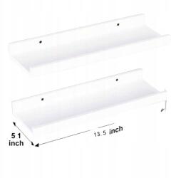 Shein fehér fa polc 2-pack S07 14X35CM (sh2410252711555257)