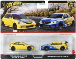 Mattel Premium 2-Pack Honda Civic Type R EK9 2024 1: 64 (JBL00)