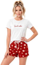 Donna Cookie short női pizsama mézeskalács mintával, L