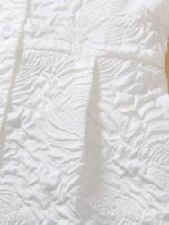 Shein fehér textúra ruha S06 92-98