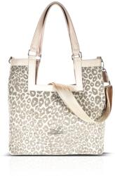  Zellia Női Válltáska 26074 Szürke-Beige - Pantera - (30931619)