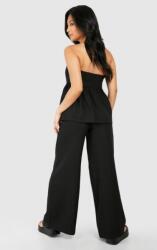 Boohoo Fekete Nadrág Casual B16 L