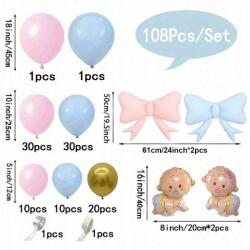 Shein babaváró lufi szett 108db-os S07