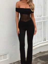 Shein Fekete Nyitott Vállú Overál S06 M - allegro - 3 380 Ft