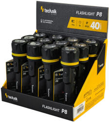 Modee Elemlámpa P8 (2xAA/nem tartozék) Gumírozott (40 lumen), IP22, MT-P8 (MT-P8)