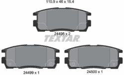 TEXTAR Fékbetét készlet TEXTAR 2449801 for OPEL, CHEVROLET, SUZUKI, VAUXHALL, … (2449801)