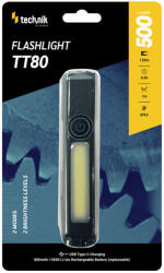 Modee Elemlámpa TT80 (akkumulátoros - 800mAh) HP, COB (500+300 lumen), IPX3, újratölthető, MT-TT80 (MT-TT80)
