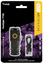 Modee Elemlámpa TT85 (1x18350 1100mAh) 3xP35 LED (850 lumen), IPX4, újratölthető, MT-TT85 (MT-TT85)