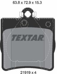TEXTAR Fékbetét készlet TEXTAR 2191981 for MERCEDES-BENZ, CHRYSLER (2191981)