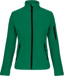 Kariban Vintage K400 / Jachetă softshell pentru femei - verde kelly, mărimea L (20K40052003)