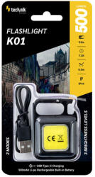 Modee Elemlámpa K01 (akkumulátoros 500mAh) COB LED, USB-C (500 lumen), IP44, újratölthető, MT-K01 (MT-K01)
