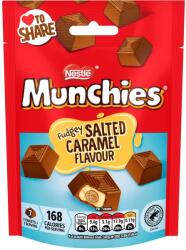 Nestlé Munchies csokoládékockák, sós karamellás töltelékkel, 97 g (28252)