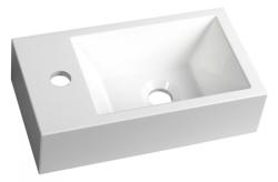 SAPHO Amarok 40x11x22 cm left white (AR400)