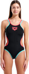 arena one double cross back black/coral/water s - uk32