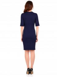 H&M sötétkék térd alá érő ruha PK01 S