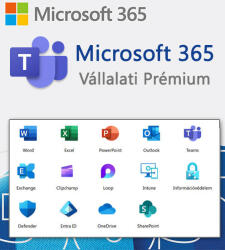 Microsoft 365 Business Premium - éves előfizetés éves hűséggel (CFQ7TTC0LCHC-0002_P1YP1Y) - Magyar nyelvű támogatással! (CFQ7TTC0LCHC-001Q_P1YP1Y)