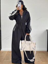  Muchica fekete overál casual S06 uxm Xs