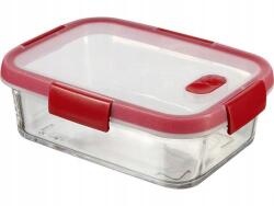 Keter Smart Cook" ételtároló, piros, 0, 9 l, szögletes, üveg, Curver (235706)