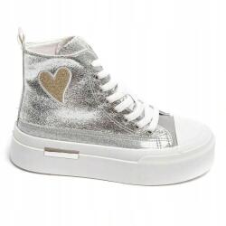 Shein Fűzött Fényes Tornacipő S06 38