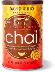 David Rio Red Panda Pumpkin Chai - Sütőtökös instant chai latte por, 398 g