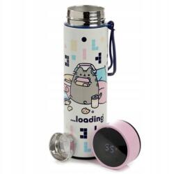 Puckator Termikus palack Pusheen hőmérővel (BOT149)