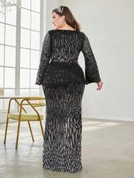 Shein maxi ruha csillogó díszítéssel S06 46