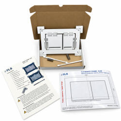  Burkolható wc nyomólap fehér - INFINITY FRAME SLIM TOP White