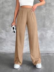 Shein Bézs Gumis Derékú Nadrág S06 eyq L
