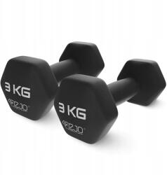 4FIZJO klasszikus súlyzók 3kg 2 db (Hantelki żeliwne do ćwiczeń siłowych 2×3 kg)