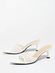 Shein Fehér Sarok Papucs S06 41