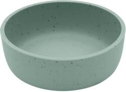 KikkaBoo Miska Platinum Silicone Variantă: Sage Set pentru masa bebelusi