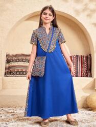 Shein kék mintás ruha S07 134