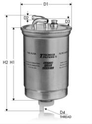 TECNECO Filtru combustibil TECNECO GS65 (GS65)