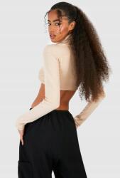 Boohoo bézs golf felső B16 XL