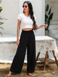 Shein Fekete Magas Szárú Nadrág S06 S - allegro - 2 630 Ft