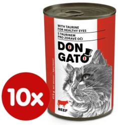 Dibaq Don Gato marhahúsos konzerv macskáknak 10×415 g