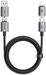 Mcdodo Cablu Date si Incarcare USB-A / USB-C - USB-C / Lightning McDodo CA-6560, 60W, 1.2m, Negru