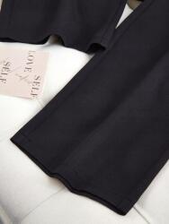 Shein Fekete Egyenes Nadrág S06 S