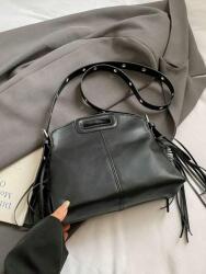 Shein fekete rojtos kézitáska S07 24X20
