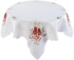 decoDoma Față de masă centrală cu broderie ATMOSFERĂ DE CRĂCIUN 85 x 85 cm Fata de masa